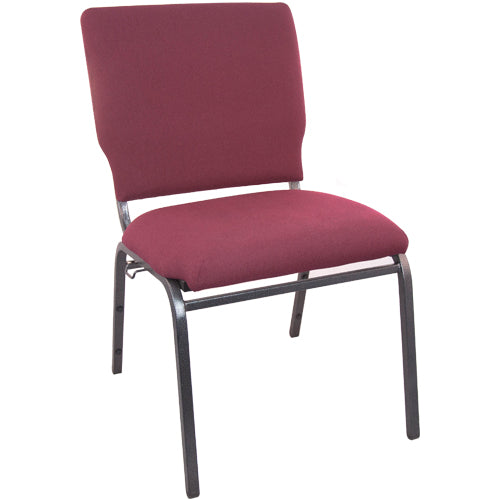 Advantage Maroon Multipurpose Church Chairs - 18.5 in. Wide by Office Chairs PLUS