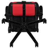 X30 Gaming Chair with Footrest and Fully Reclining Back in Red and Black LeatherSoft