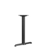 5'' x 22'' Restaurant Table T-Base with 3'' Dia. Table Height Column by Office Chairs PLUS