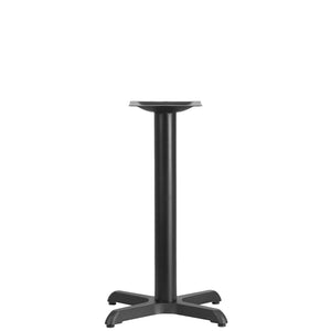 22'' x 22'' Restaurant Table X-Base with 3'' Dia. Table Height Column by Office Chairs PLUS
