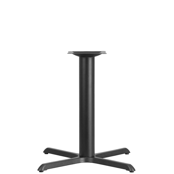 33'' x 33'' Restaurant Table X-Base with 4'' Dia. Table Height Column by Office Chairs PLUS